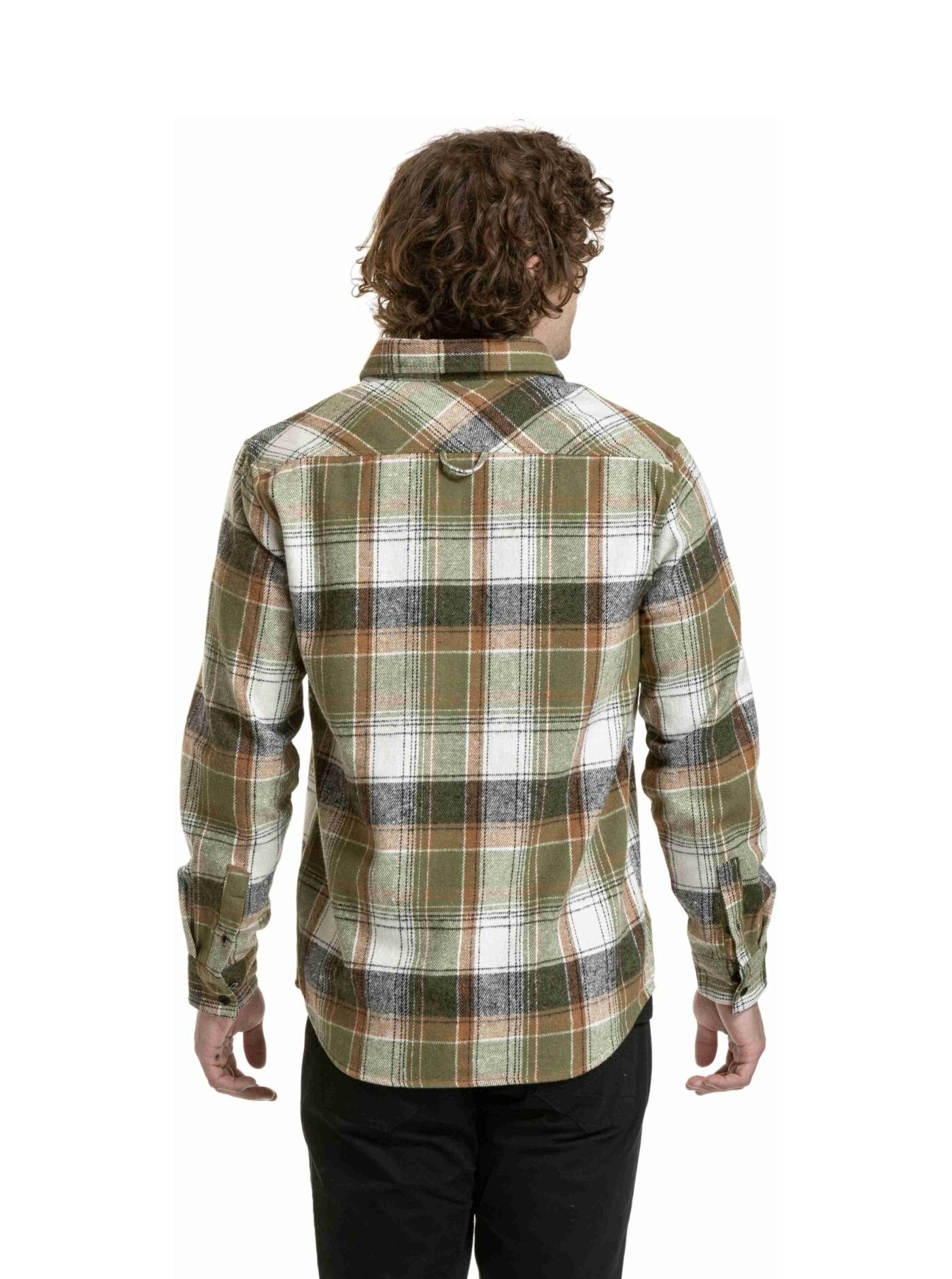 Pánská košile Meatfly Woody Premium, Green / Brown - Obrázek 2