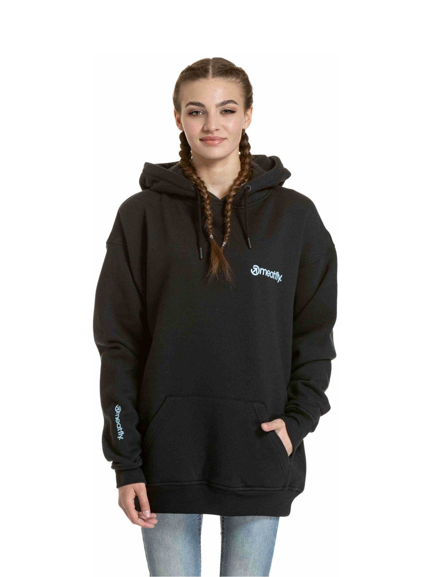 Unisex mikina Meatfly Fry, Black - Obrázek 4