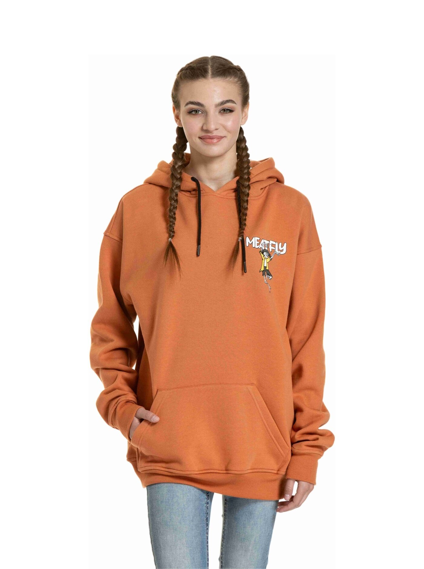 Unisex mikina Meatfly Fry, Sunbrun - Obrázek 4