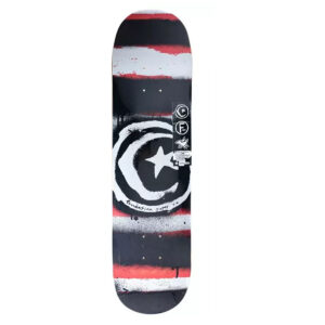 Skate deska FOUNDATION - Star & Moon Red Distres 8,0