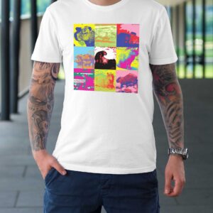 Tričko Kapybara wear – Pop Art (white)