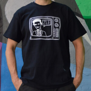 Tričko ZLE! - TV Bird (black)